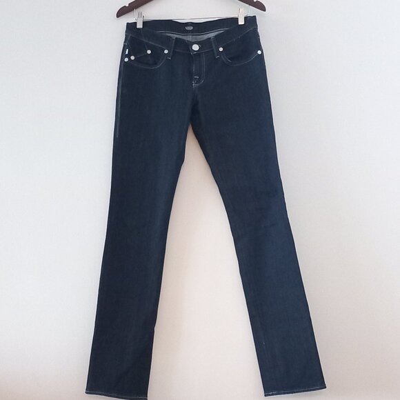 ROCK & REPUBLIC dark wash jeans size 28 - Picture 1 of 14